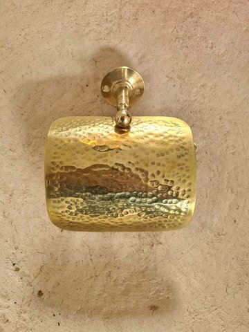 Marokkanischer Messing -Toilettenpapierhalter