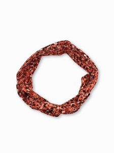 Trendy hairband with iron wire - Red flowers
