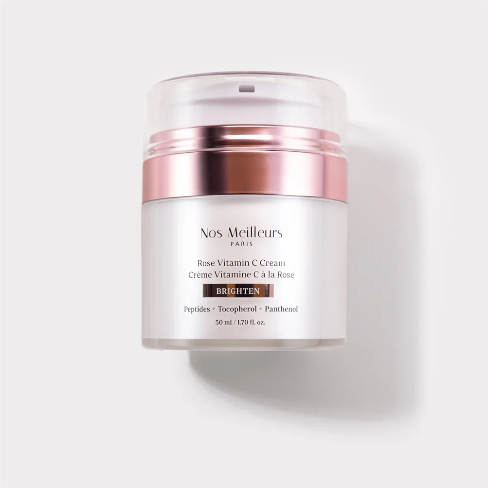 Crème à la rose de la vitamine C