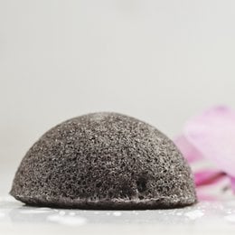 Zero waste Konjac Natural Konjac Face with bamboo coal