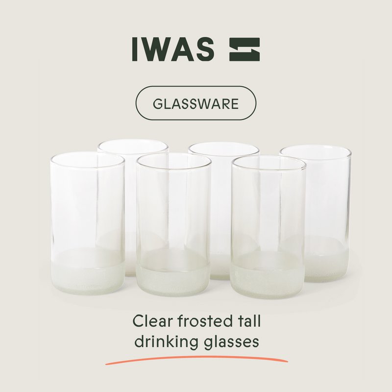 Drikkeglas Clear - Tall (sæt med 6)