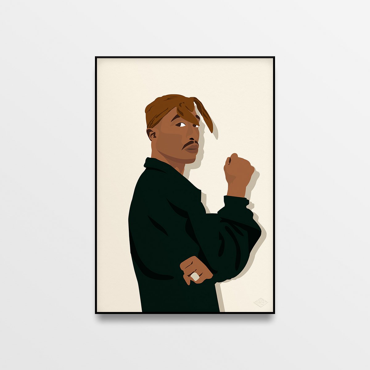 Poster "Tupac Shakur" - A4 & 30x40cm - Art print