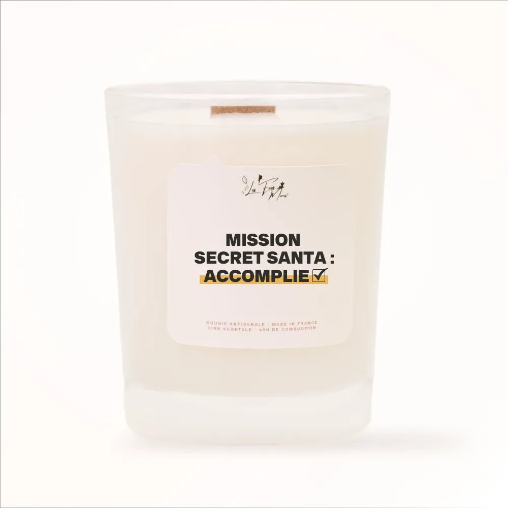 Scented candle: Secret Santa Mission: accomplished