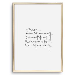 Poster: There are so many beautiful reasons to be happy