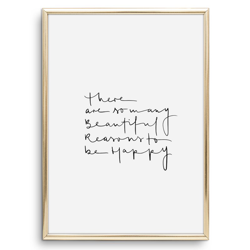 Poster: There are so many beautiful reasons to be happy