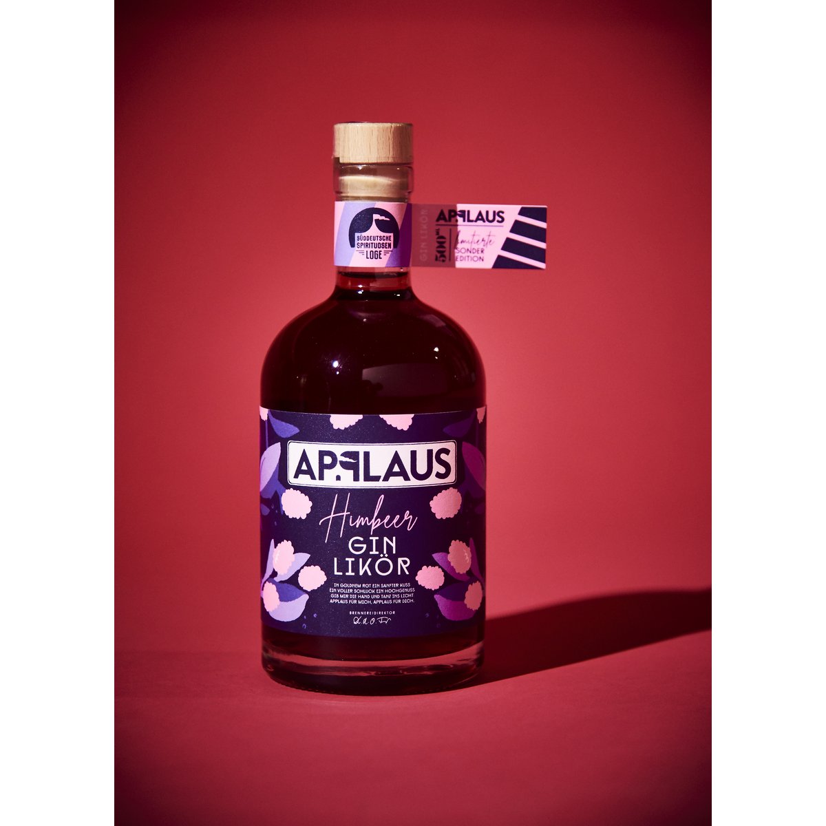 Oklaski - Likier Malinowy Gin 20,5%