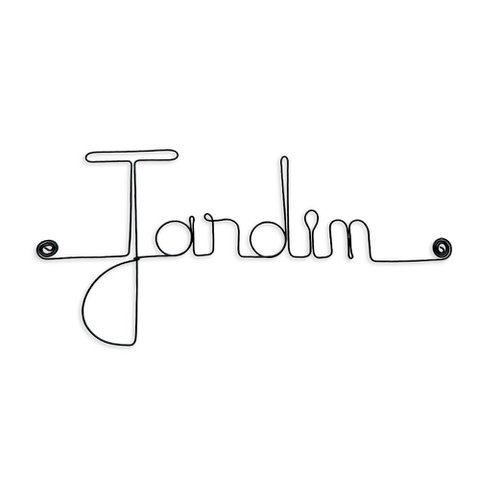 Wire word “Garden”