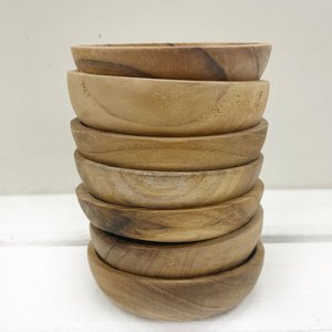 Schaaltje Teak 8cm