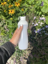 Biodrup biobasierte Trinkflasche 500 ml Weiß