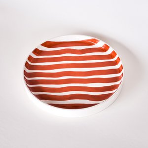 Tellerstreifen – Cotto-Orange