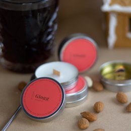 Mini scented soy candles, Mulled Wine