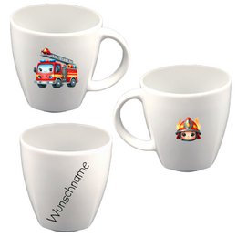 Cup children's cup square Kids Fire Department with or without desired name