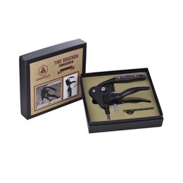 LAGUIOLE Cavatappi a leva Sommelier Apribottiglie Apribottiglie vino, Confezione regalo, Nero