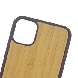 iPhone 11 Hoesje van TPU en Bamboe Hout