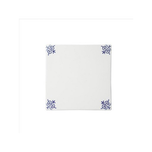 Fliesen -Eckschmuck - Delft Blue - 13 cm