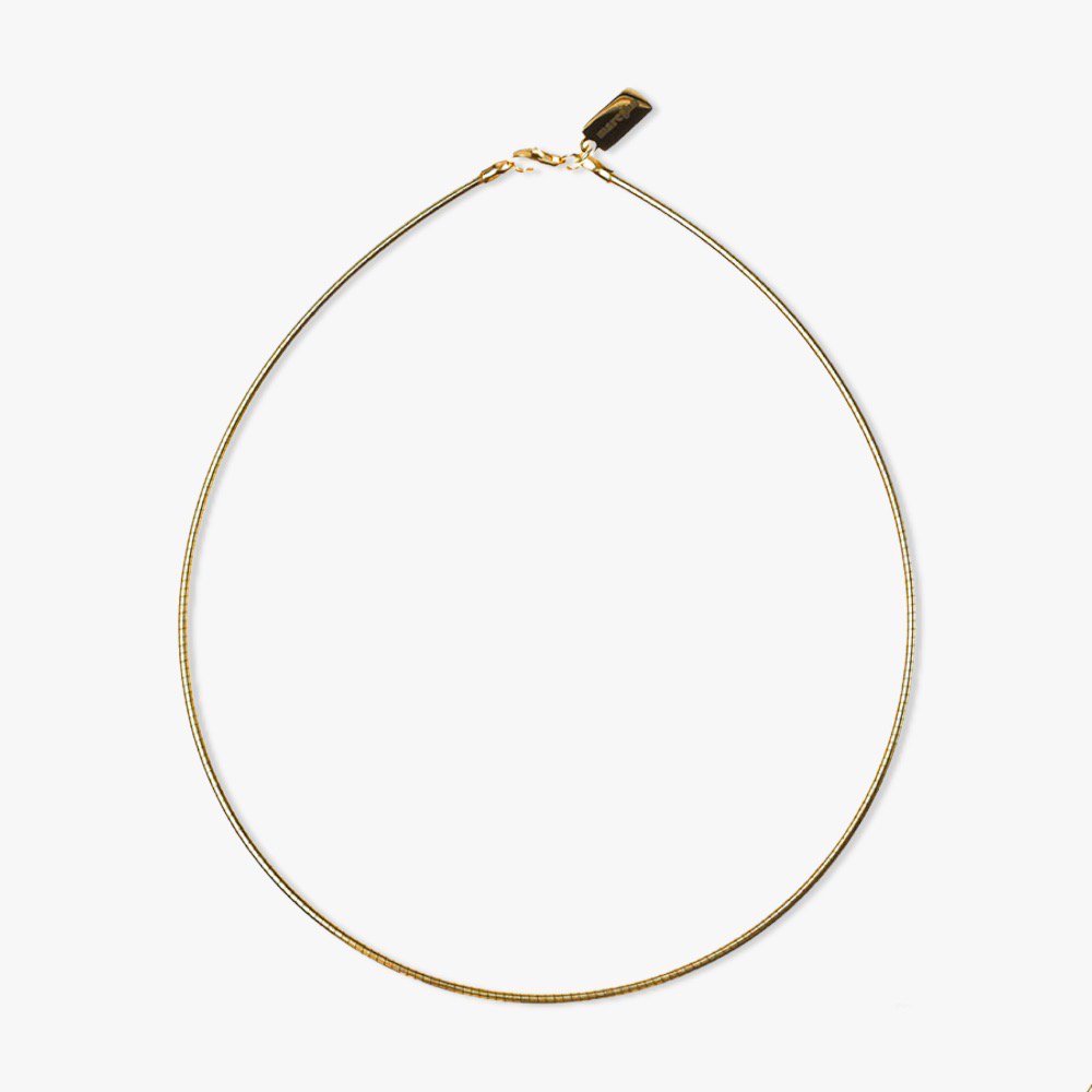 The Minimalist Choker Necklace 2mm - Gold