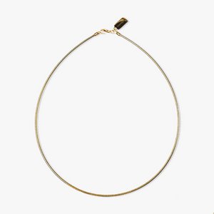 The Minimalist Choker Halskette 2mm - Gold