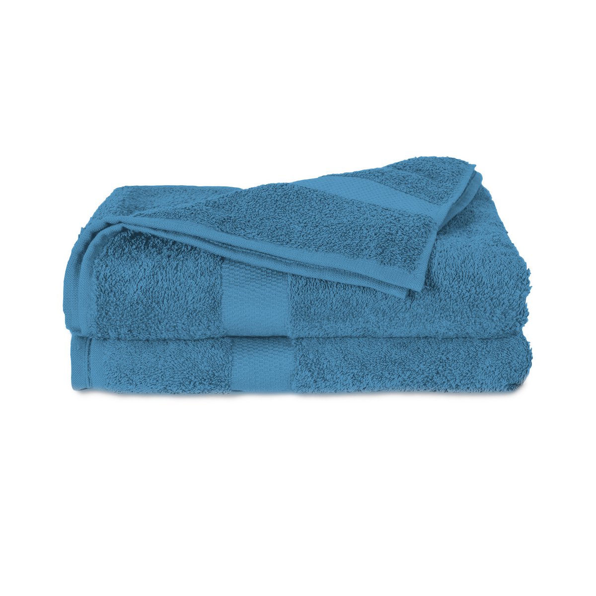 100% Katoenen Handdoekenset Blauw