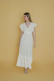 WHITE GRETA DRESS