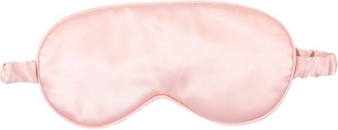 WS Deluxe satijnen kussensloop en eyemask set blush