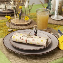 Lunch-Servietten aus Recycling-Tissue "Ladybug and Bees"