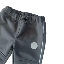 Dzieciowe spodnie softshell, szare