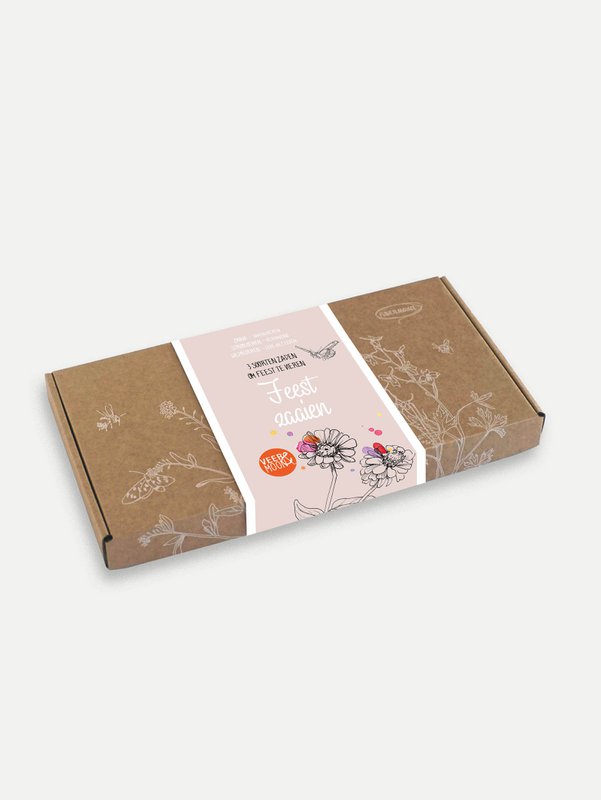 Cadeaudoosje Feest zaaien