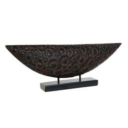 Dekorativ Figur Brun Sort 66 x 8 x 23 cm