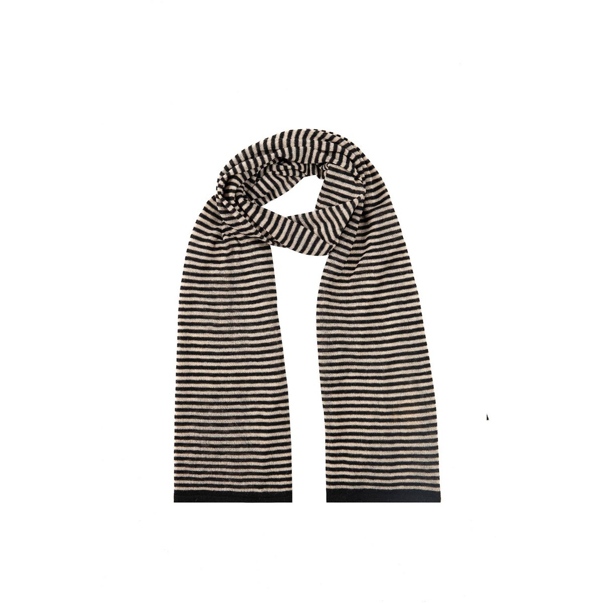 EPHESUS SCARF BLACK-BEIGE