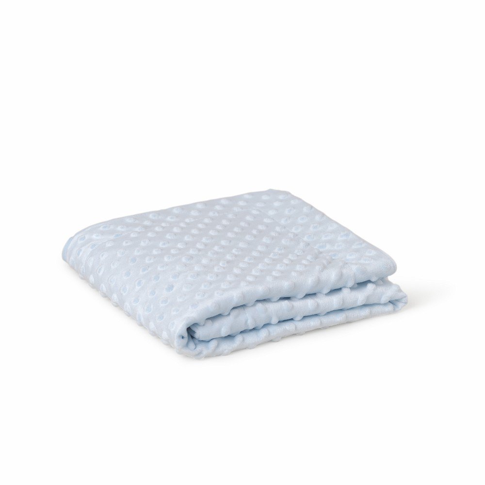 3 STUKS SET (PLUSJE SPEELGOED+DEKEN+DOUDOU) - BLAUW