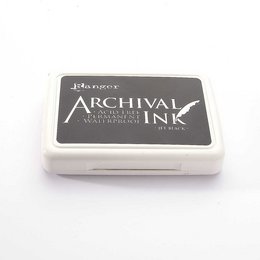 Ranger Archival Ink Stamp Pad - Jet Black · Sort