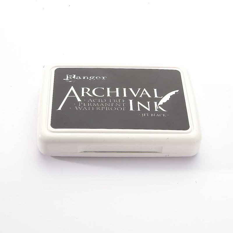 Ranger Archival Ink Stamp Pad - Jet Black · Sort