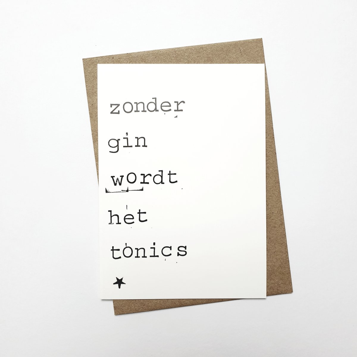 Without gin it becomes tonics