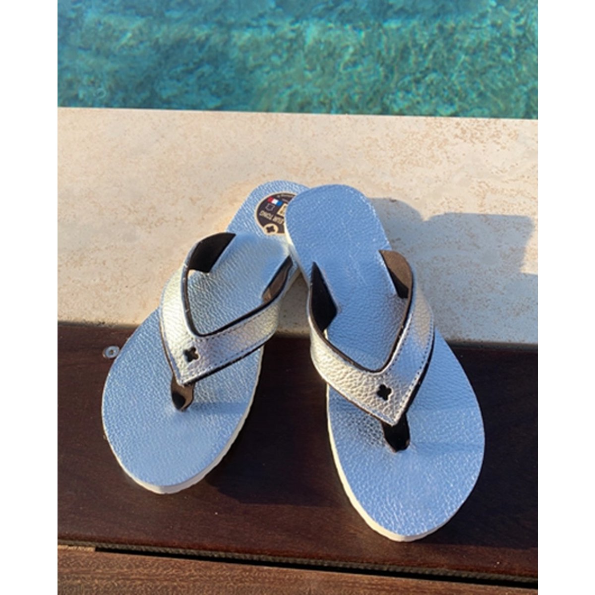 Flip Flop / Flip Flop Leather PIANA Silver