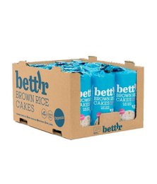 Brown Rice Cakes Himalayan Salt, organic, Bett'r, 120g