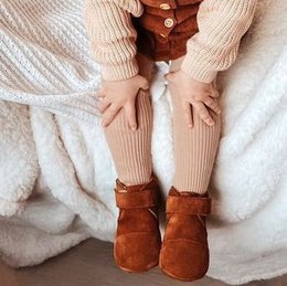 Botas Clásicas Ante - Coñac