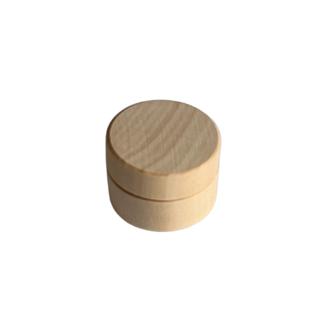 Wooden teeth / hair lock box small
