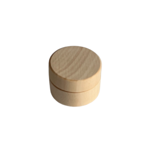 Wooden teeth / hair lock box small