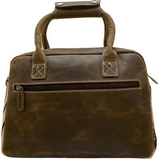 BROWN ZEBRA TAS - BASSA DADIE CrossBody in stile Cowboybag (Westernbag)