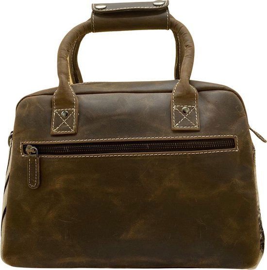 Brown Zebra Tas - Crossbody Ladies Bag im Cowboybag -Stil (Westsbag)