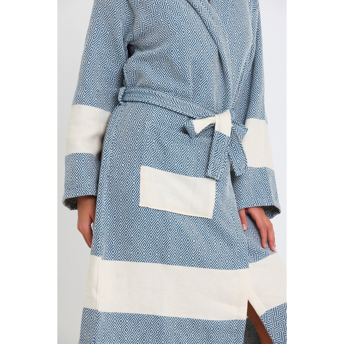 Diamond Bathrobe - Petrol