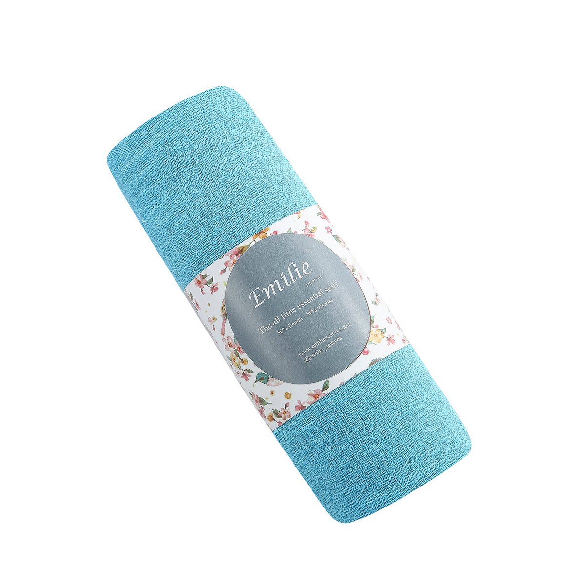 The all time essential scarf zeeblauw