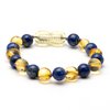 Baltischen Bernstein und Lapis Lazuli Armband 7