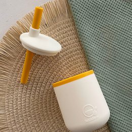 Silicone children's cup (white)