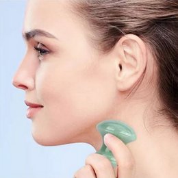 Champi Gua Sha – Green Jade Stone – Relaxation and Massage – Soothing Lifting – Natural Stone – Gift to Give