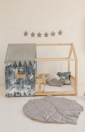 Dosel sobre la cama en forma de casita "Cielo nocturno", casita para cuna, decoración para habitación de niño, casitas para bebés personalizadas baldaquino