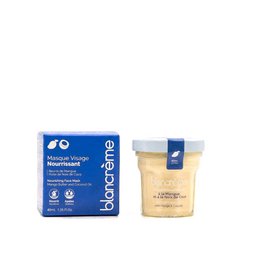 Mango and coconut cream face mask with nourishing and hydrating properties. Suitable for all skin types.