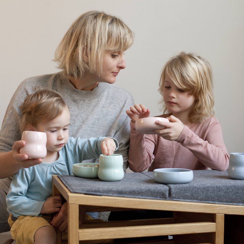 Children's tableware set (cup and bowl)