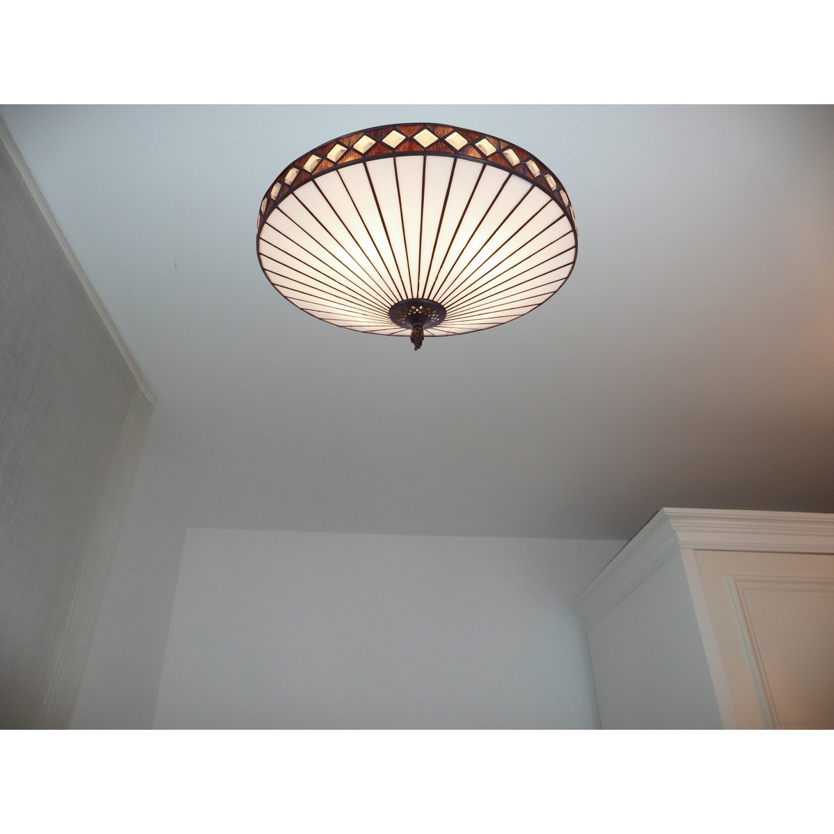 Deckenleuchte mit größerem Durchmesser 45 cm, Tiffany Ilumina-Serie LG290200
