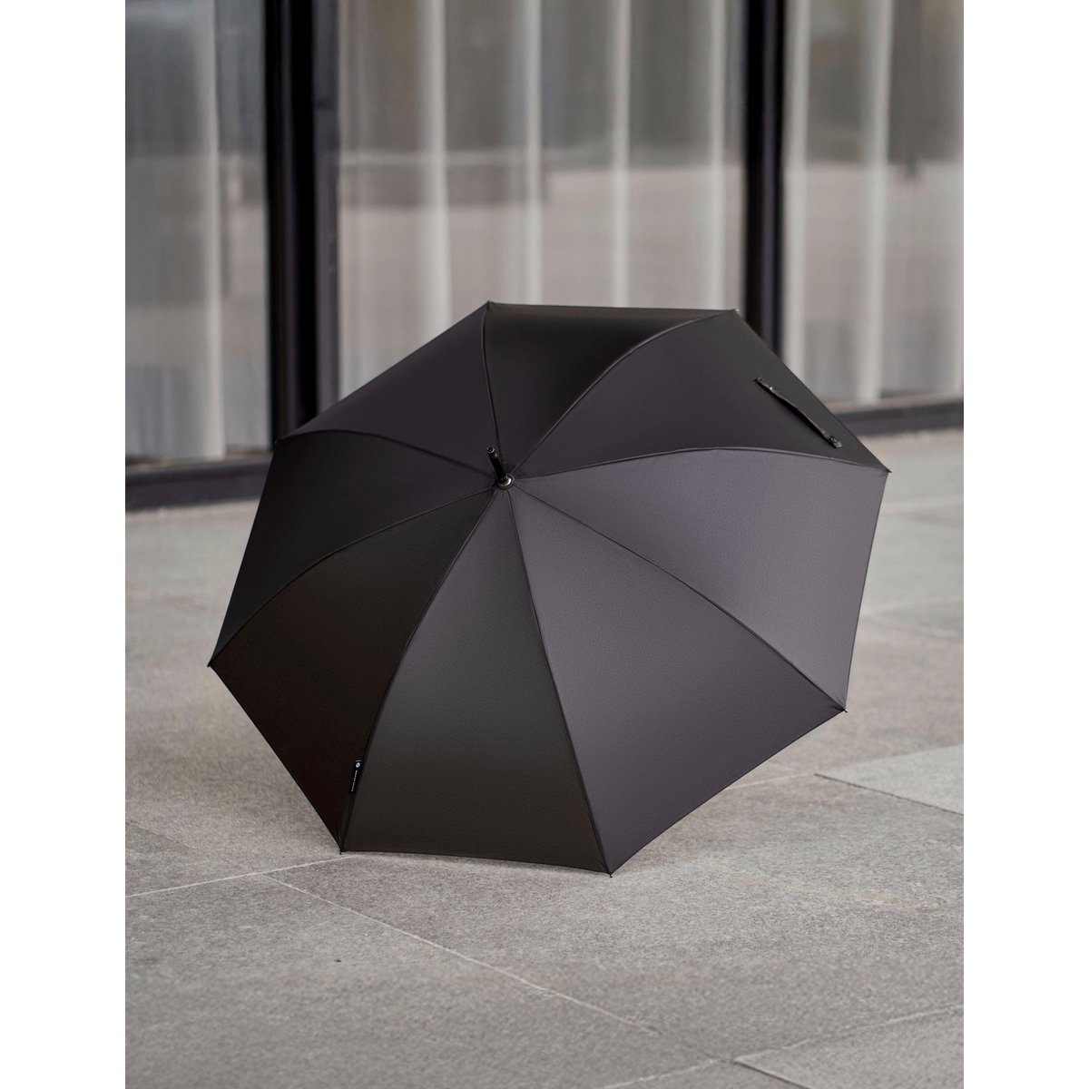 Stockschirm Modern - Schwarz